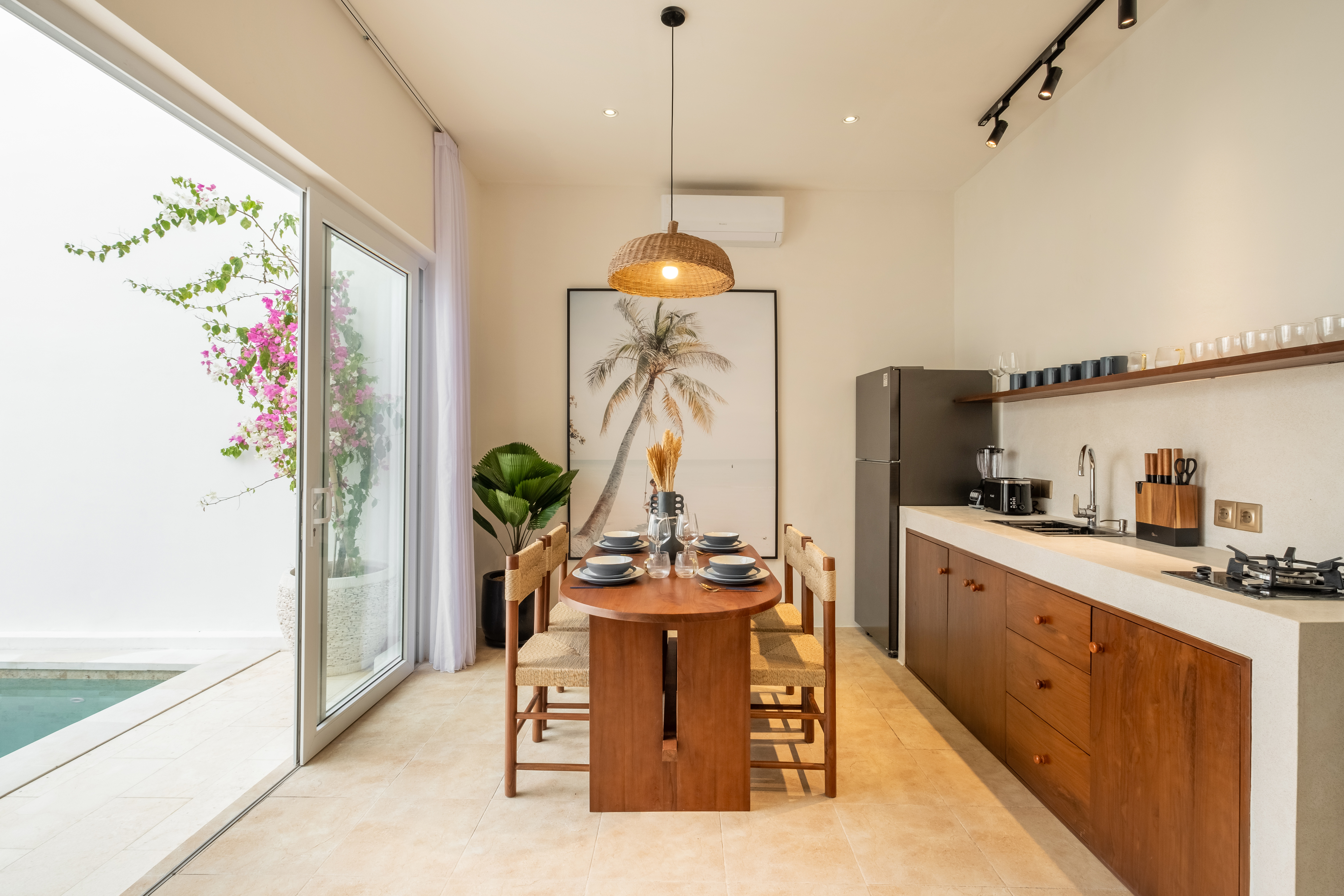 Вилла современная вилла 2br с бассейном| лучшая цена Чангу 65м² 2 спальни