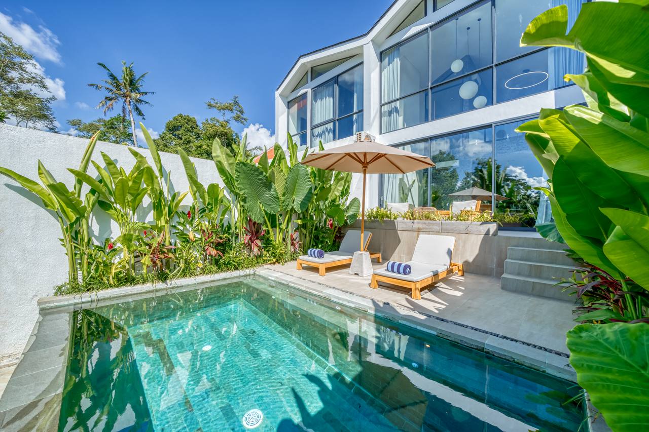 Вилла в тихом зелёном районе рядом с Убуд