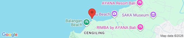 Смотровая на пляже Balangan