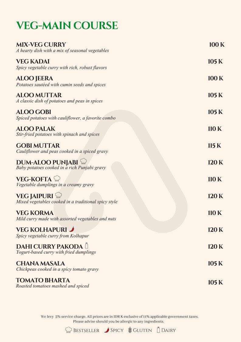 AYODHYA Indian Pure Veg & Jain Restaurant BALI