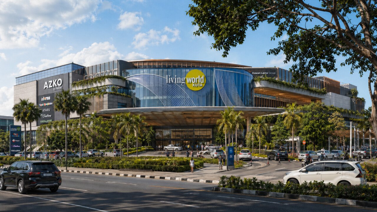 В Куте начали строить новый торговый центр Living World