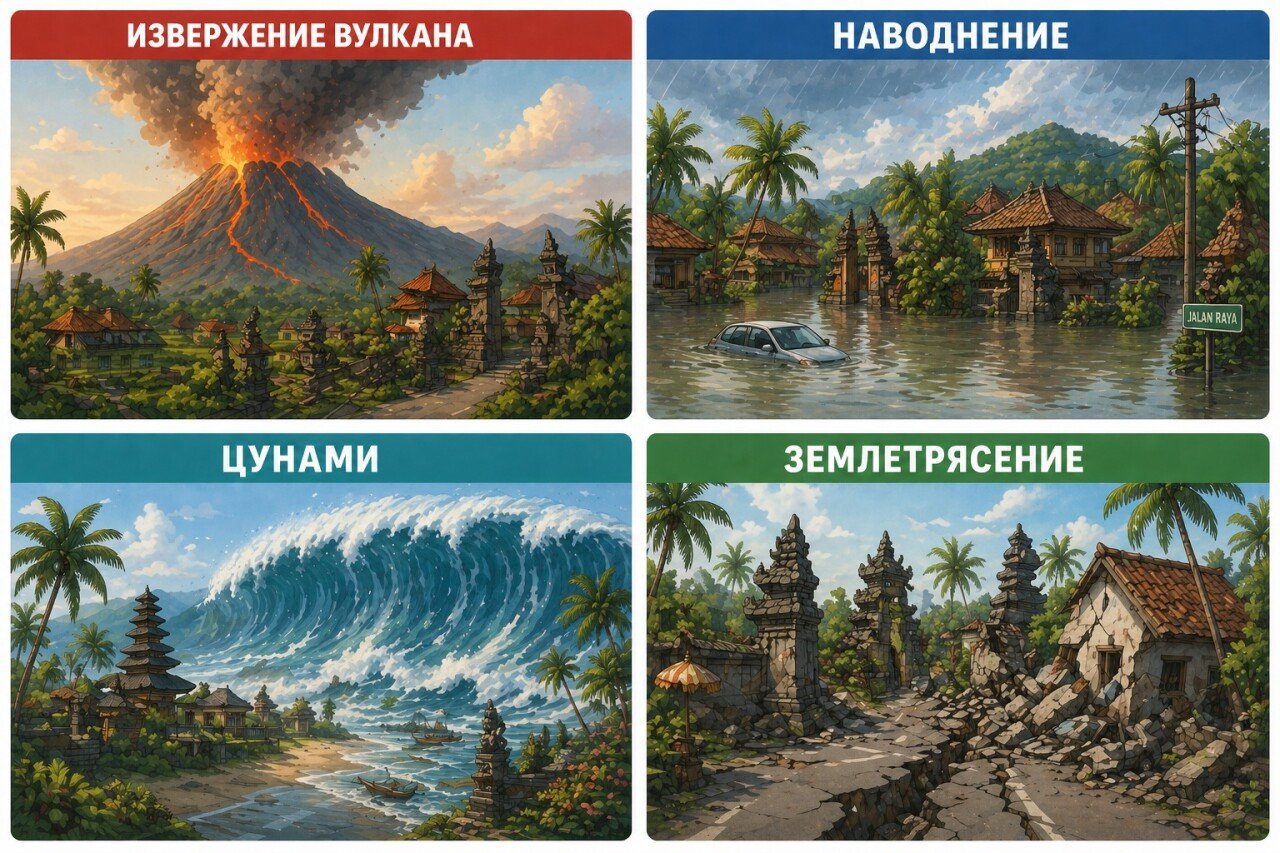 Правила поведения при землетрясениях и цунами