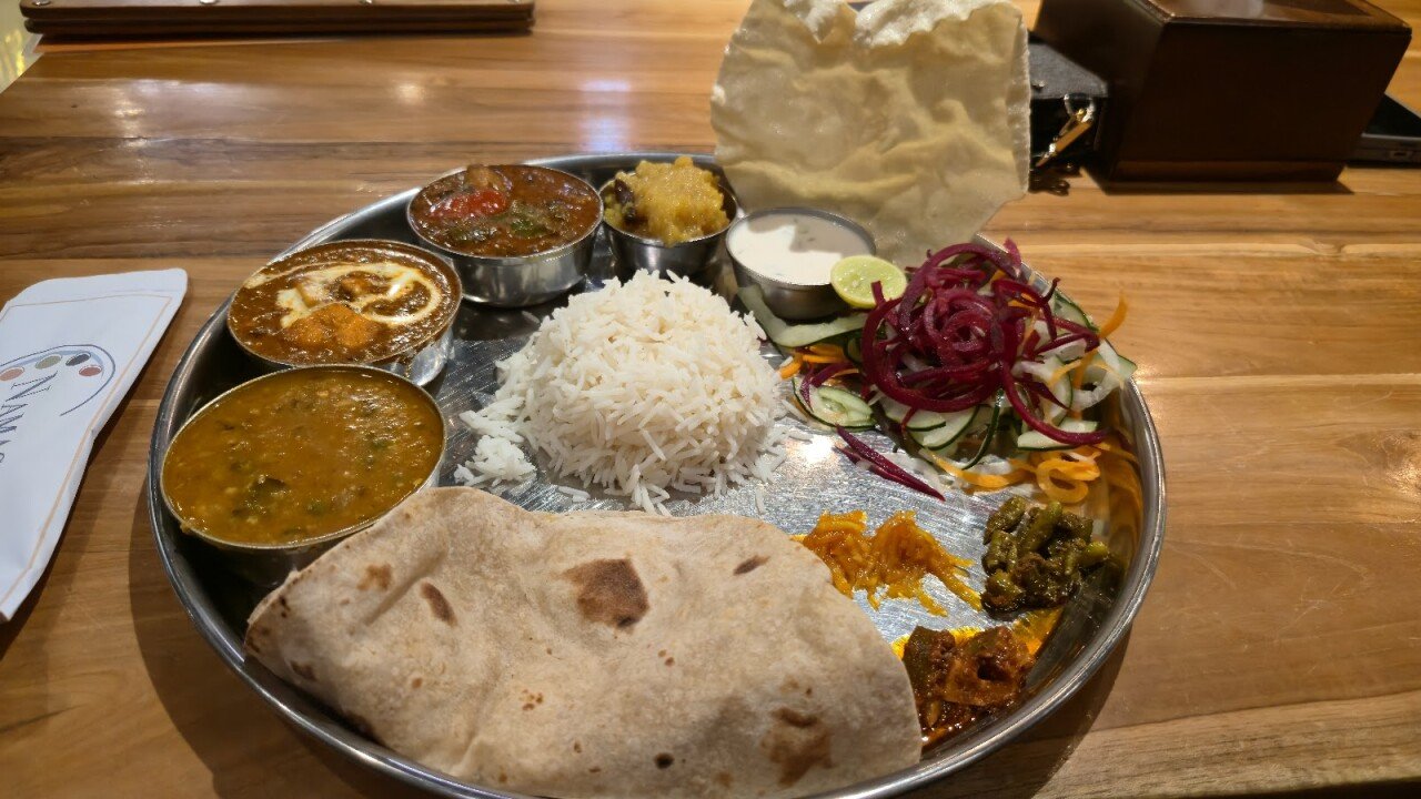 Namaskar Thali in Bali 100% Pure Vegetarian Indian Restaurant