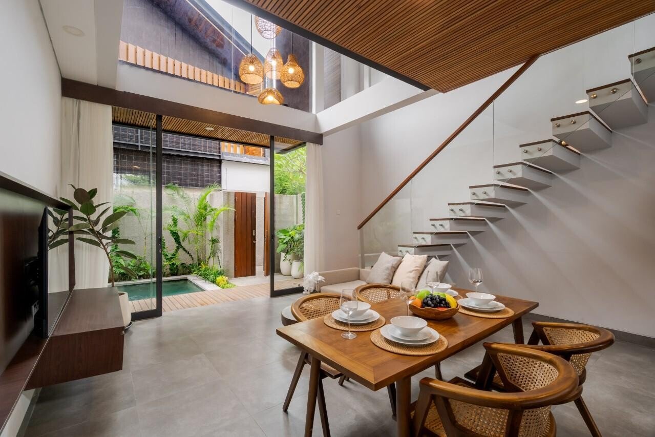 Вилла с ванной и коворкинг-интернетом в комплексе Ubud 100м² 2 спальни