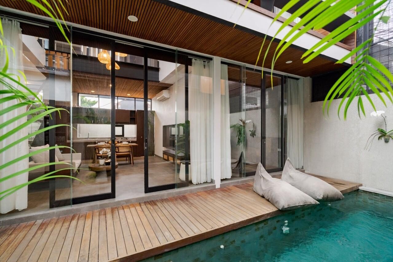 Вилла с ванной и коворкинг-интернетом в комплексе Ubud 100м² 2 спальни