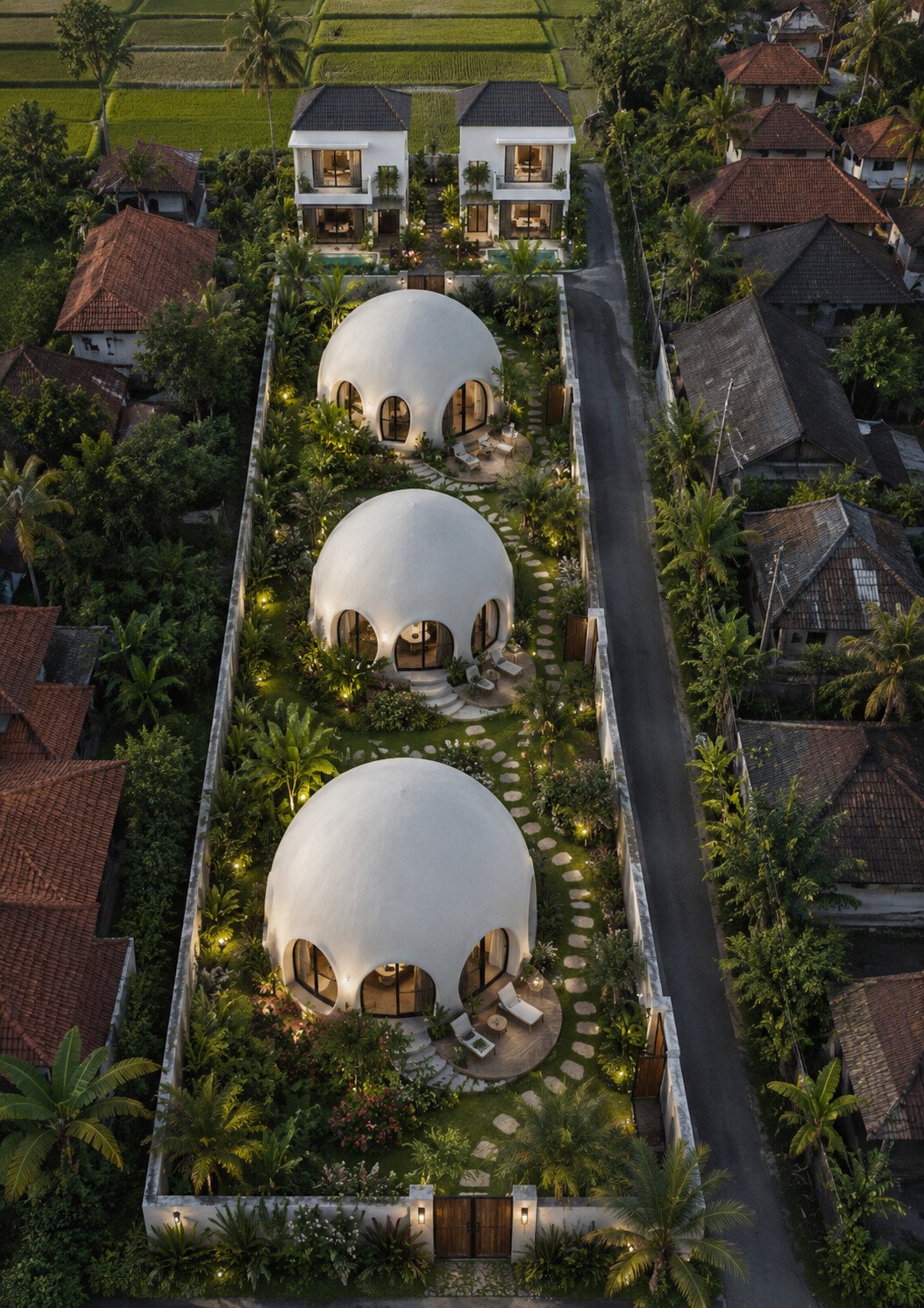 Вилла kemenuh dome villas Сукавати 32м² 1 спальня