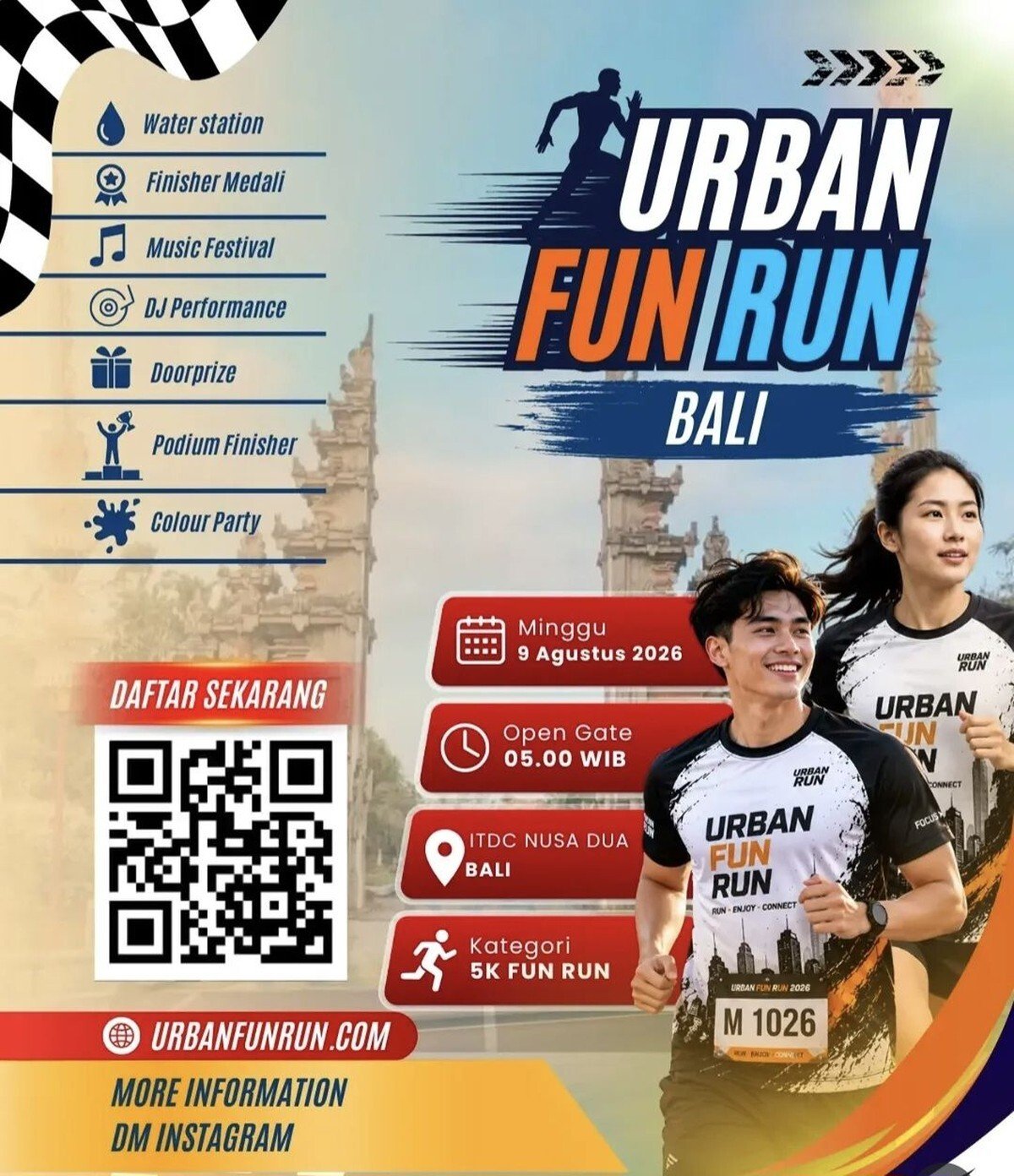 На забег Urban Fun Run Bali продавали билеты без согласования с The Nusa Dua