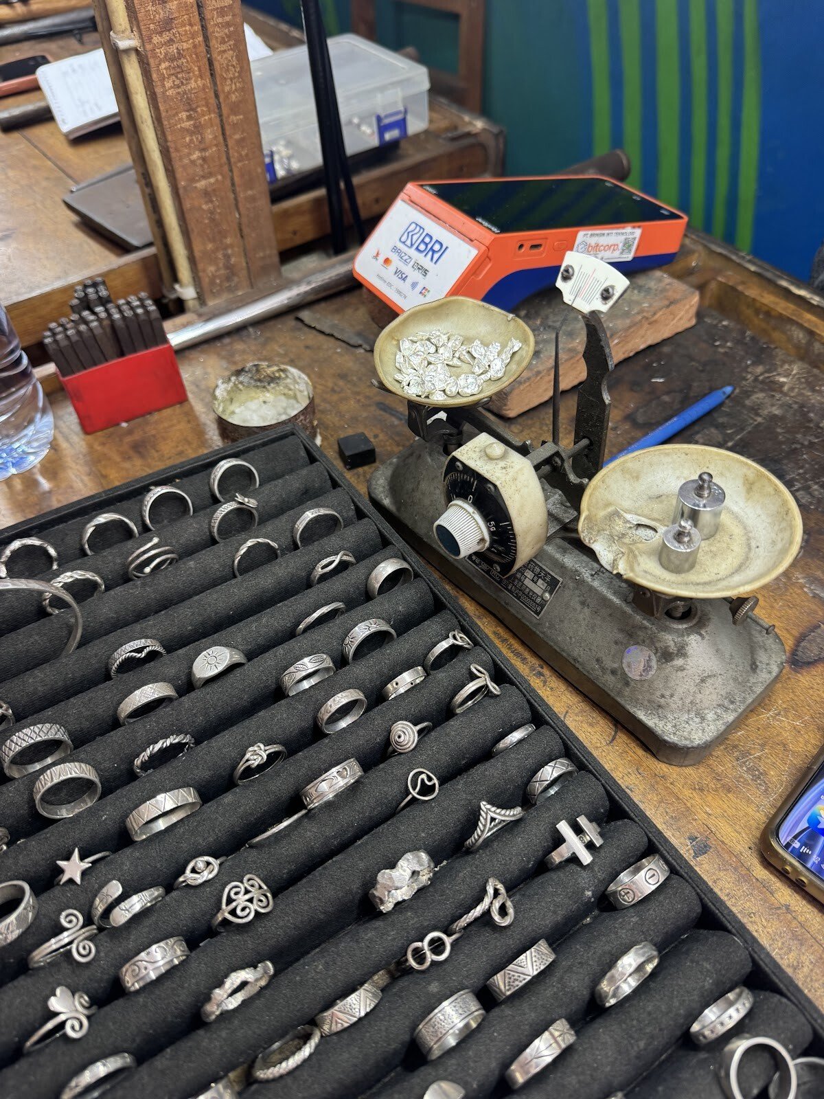 Ubud Bali silver class-jewelry workshop &silver ring making