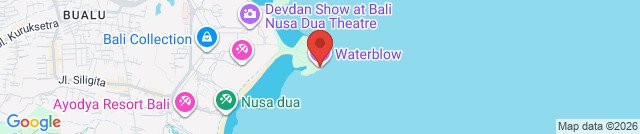Фонтан в расщелине скалы (waterblow) в Нуса Дуа