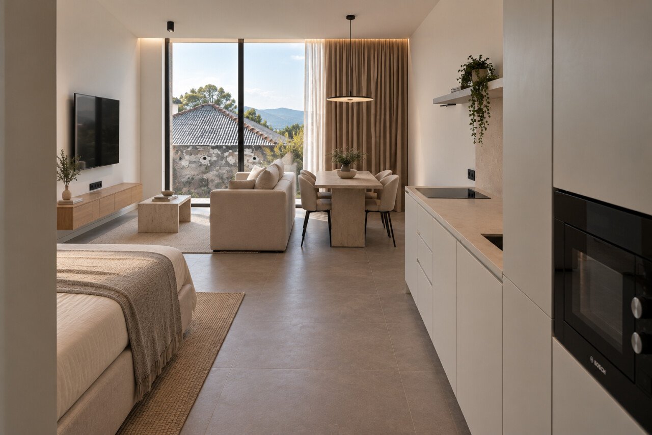 Апартаменты five oceans Чангу 45м² 1 спальня