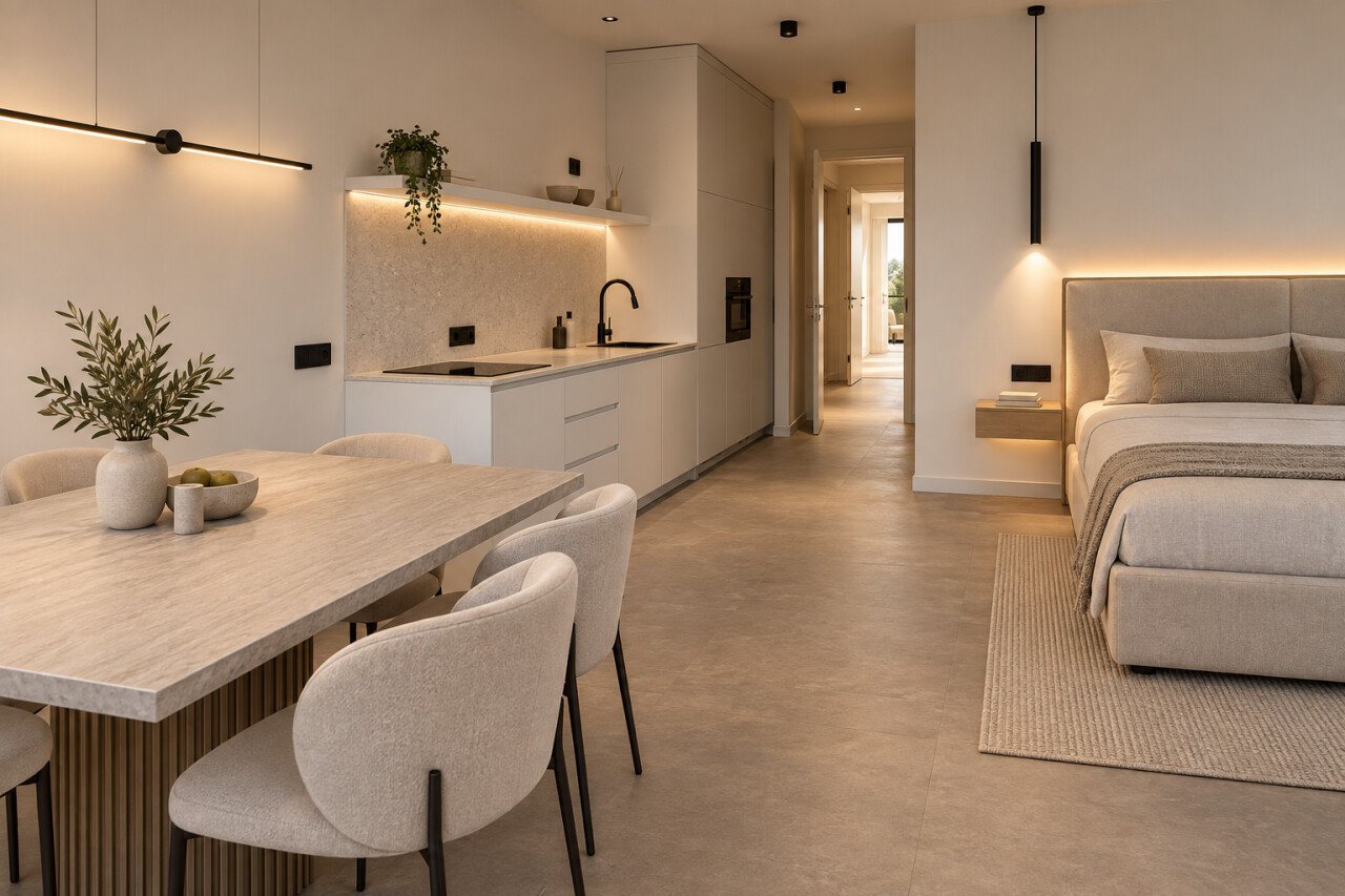 Апартаменты five oceans Чангу 45м² 1 спальня