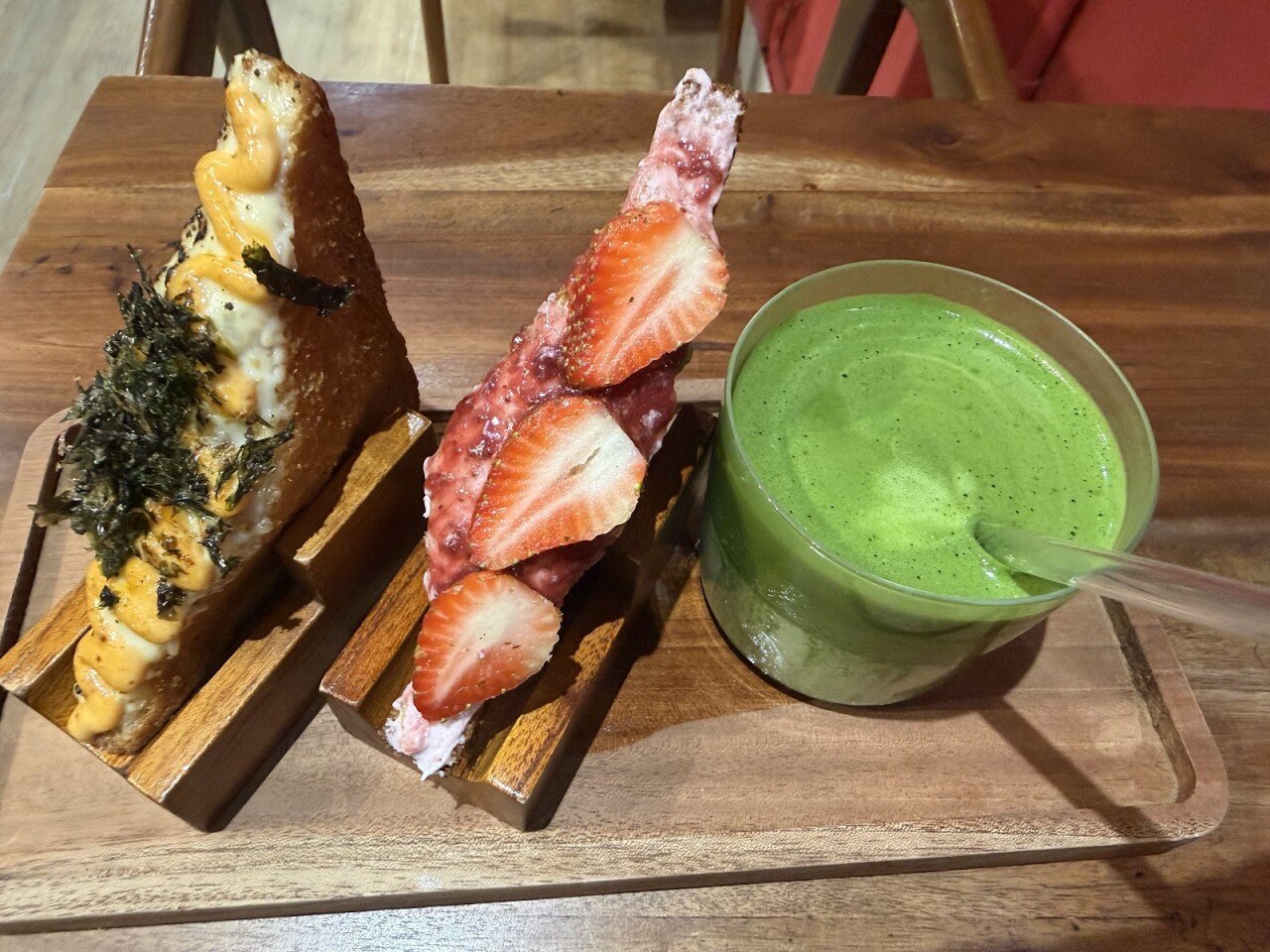 Pochi. Matcha and Japanese Crispy Sando