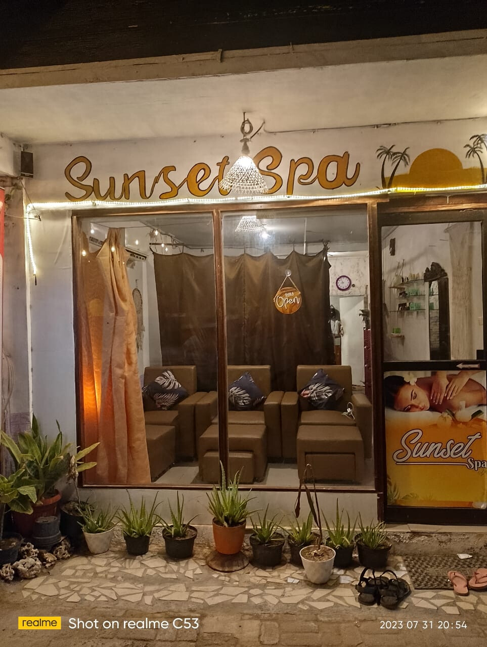 Sunset spa